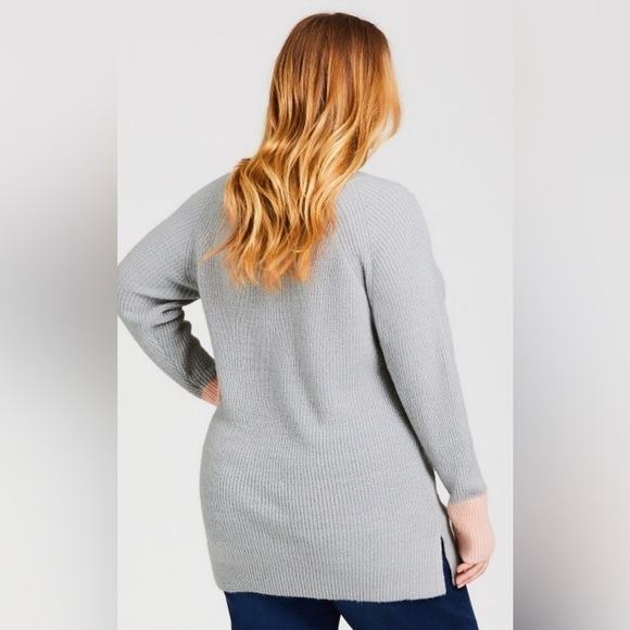 Avenue Lurex Color Blocked Sweater 14/16 - Picture 4 of 11